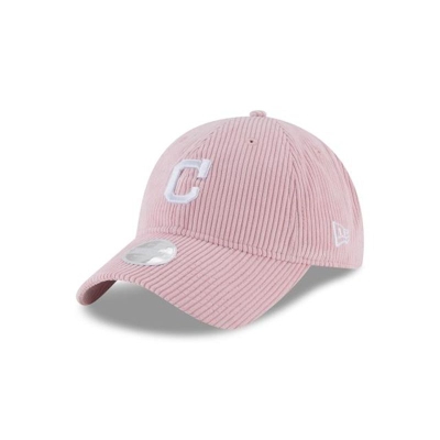 Cleveland Indians Gorra | New Era MLB Corduroy 9twenty Adjustable Cap Mexico - Rosas